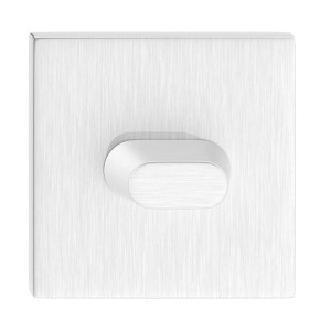 Szyld dolny kwadratowy K, FIT 6mm, WC, nikiel  