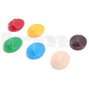 Wieszak przyklejany KOLOROWY DUŻY  plastikowy