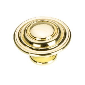 Gałka meblowa retro KAPELUSZ mosiądz