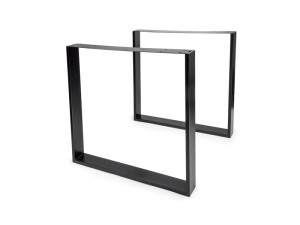 Noga do stołu PROFIL A 80x20 czarna P2