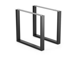 Noga do stołu PROFIL B 80x40, czarna P2 