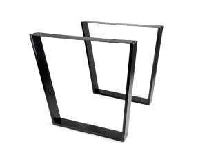 Noga do stołu PROFIL A 80x20 czarna P2 trapezowa, DN-971