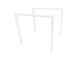 Nogi do stołu PROFIL A 80x20 biały mat, proste DN-973A