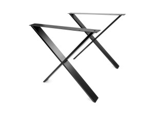 Nogi do stołu, PROFIL A 80x20, czarny P2, stelaż DN-974A