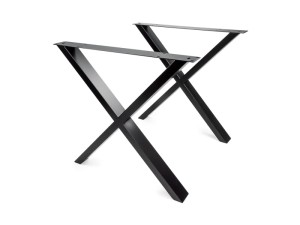 Nogi do stołu, PROFIL B 80x40, czarny P2, stelaż DN-974B