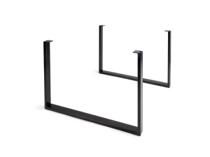 Nogi do stolika, ławy, czarne P2, DN-810, proste