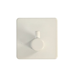 Wieszak kuchenny samoprzylepny kwadratowy biały