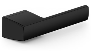 Klamka SCALA prostokątny szyld RT SLIM, czarna