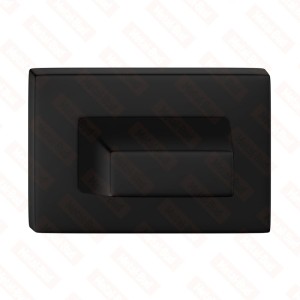 Szyld dolny prostokątny SLIM do WC, czarny