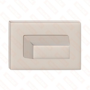 Szyld dolny prostokątny SLIM do WC, nikiel szczotkowany 