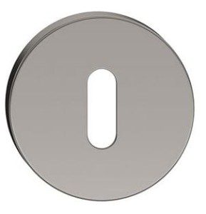 Szyld okrągły R SL SLIM na klucz, gunmetal - CORONA PREMIUM