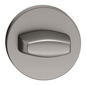 Szyld okrągły R SL SLIM na WC, gunmetal - CORONA PREMIUM 