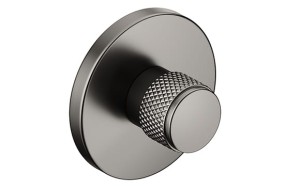 Szyld okrągły R SL SLIM na WC, gunmetal - CORONA PREMIUM 