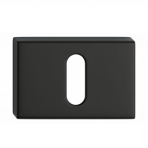 Szyld prostokątny RT na klucz, czarny mat - CORONA PREMIUM