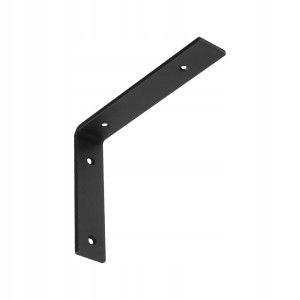 Kątownik, wspornik pod półkę czarny  WFA210,