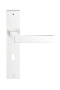 Klamka do drzwi TOPAZ długi szyld, 72mm KLUCZ