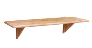 Półka drewniana pojedyncza 70x23cm