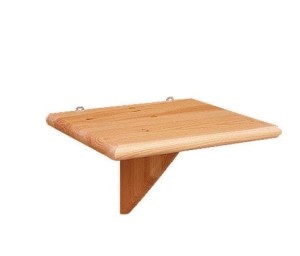 Półka drewniana pojedyncza 30x23cm