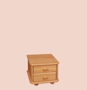 Szafka nocna drewniana nakastlik z  szufladkami 40x42x35cm