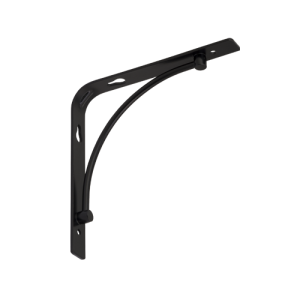 Wspornik ozdobny stalowy BOW 150x150 czarny matowy