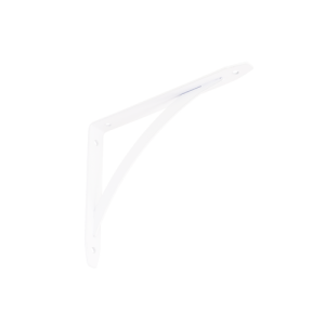 Wspornik stalowy łukowy  WSL 175x125 biały