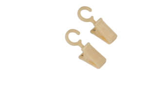 Żabka sprężynkowa do karnisza drewnianego 10szt