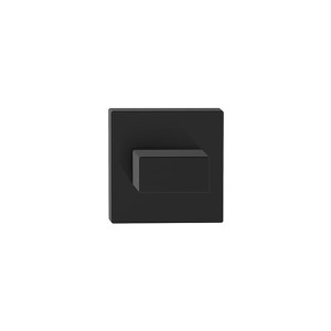 Szyld dolny kwadratowy WC, czarny