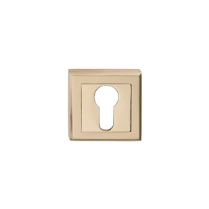 Szyld dolny kwadratowy z kwadratem na WKŁADKĘ, mosiądz