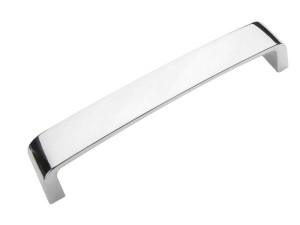 Uchwyt  meblowy solidny zaokrąglony Chromowany UM-094 L-128 G2