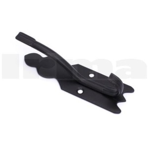 Wieszak ścienny 1-hakowy LUX XL CZARNY