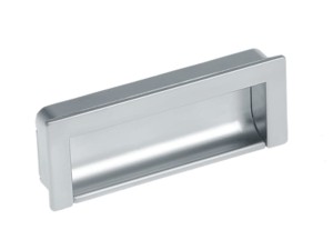 Uchwyt meblowy wpuszczany nowoczesny Chromowany Matowy C-1753 G6 L-96mm