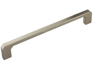 Uchwyt meblowy kwadratowy ścięty Nikiel Szczotkowany C-5825/160 G8