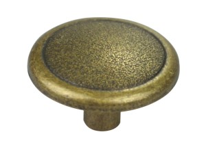 Gałka meblowa retro okrągła Duża Stare Złoto A-176 G4
