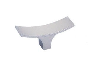 Gałka meblowa wygięta w łuk Chromowana Matowa A-1037 G6