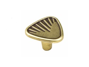 Gałka meblowa retro trójkątna Stare Złoto GR 1505 G4