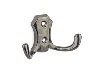 Wieszak meblowy podwójny WM 002 G1 (średni) CZARNY NIKIEL