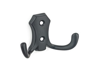 Wieszak meblowy podwójny WM 002 P2 (średni) CZARNY