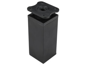 Nóżka meblowa DN-027 H-100 A1/P2 czarny szczotkowany/czarny