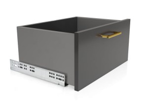 Szuflada DIBOX, H-185, L-400, antracyt 