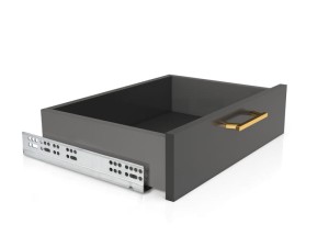 Szuflada DIBOX, H-89, L-400, antracyt 