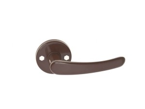 Klamka drzwiowa lakierowana GM.1 Dzielona BRĄZ