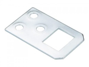 Zawieszka meblowa mała 25x20mm,  ocynk srebrny 