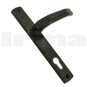 Klamka Diana do zamka wąskiego 90mm na wkładkę, czarna 