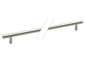 Uchwyt meblowy relingowy rurka klasyczna C-2100-464, L-384, satyna G5