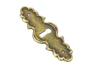 Szyld meblowy E-420 poziomy,  G4 stare złoto