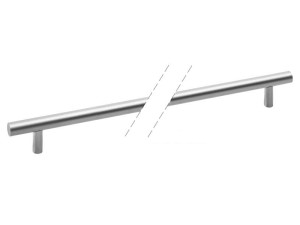 Uchwyt meblowy relingowy rurka klasyczna C-2100-368, L-288, aluminium G6