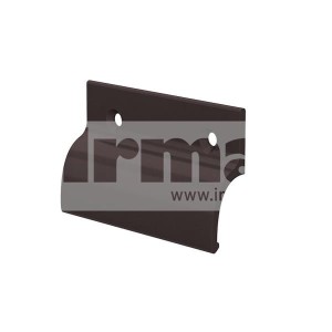 Pochwyt balkonowy drzwiowy aluminiowy, ciemny brąz