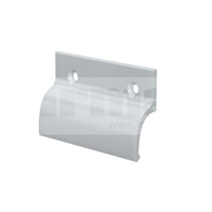 Pochwyt balkonowy drzwiowy aluminiowy, srebrny