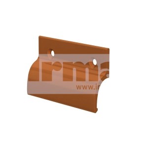 Pochwyt balkonowy drzwiowy aluminiowy, złoty dąb