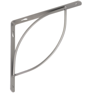 Wspornik ozdobny stalowy TRAMP 200x200 srebrny matowy
